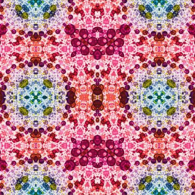 Kusursuz etnik düzen. Soyut retro arka plan. Kusursuz bir doku. Simetrik arkaplan. Sanat dokusu