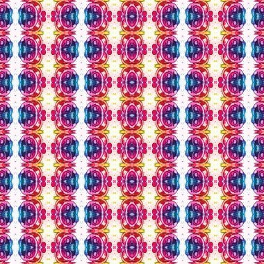 Kusursuz etnik düzen. Soyut retro arka plan. Kusursuz bir doku. Simetrik arkaplan. Sanat dokusu