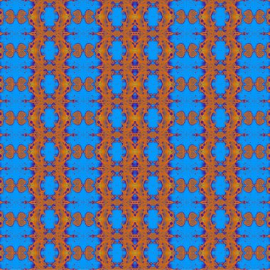 Kusursuz etnik düzen. Soyut retro arka plan. Kusursuz bir doku. Simetrik arkaplan. Sanat dokusu