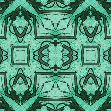 Kusursuz etnik düzen. Soyut retro arka plan. Kusursuz bir doku. Simetrik arkaplan. Sanat dokusu