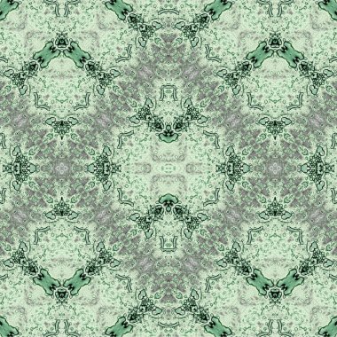 Kusursuz etnik düzen. Soyut retro arka plan. Kusursuz bir doku. Simetrik arkaplan. Sanat dokusu