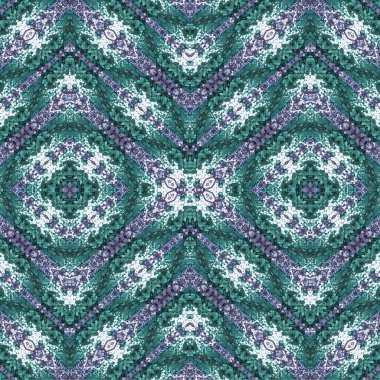 Kusursuz etnik düzen. Soyut retro arka plan. Kusursuz bir doku. Simetrik arkaplan. Sanat dokusu