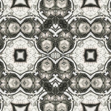 Kusursuz etnik düzen. Soyut retro arka plan. Kusursuz bir doku. Simetrik arkaplan. Sanat dokusu