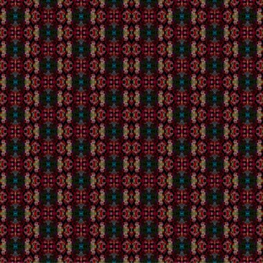 Kusursuz etnik düzen. Soyut retro arka plan. Kusursuz bir doku. Simetrik arkaplan. Sanat dokusu