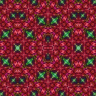 Kusursuz etnik düzen. Soyut retro arka plan. Kusursuz bir doku. Simetrik arkaplan. Sanat dokusu