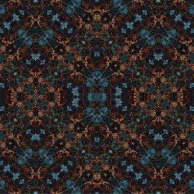 Kusursuz etnik düzen. Soyut retro arka plan. Kusursuz bir doku. Simetrik arkaplan. Sanat dokusu