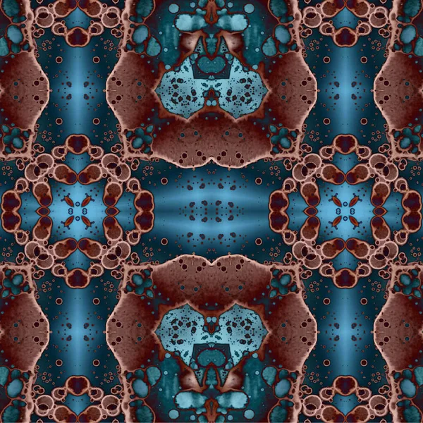 Kusursuz etnik düzen. Soyut retro arka plan. Kusursuz bir doku. Simetrik arkaplan. Sanat dokusu