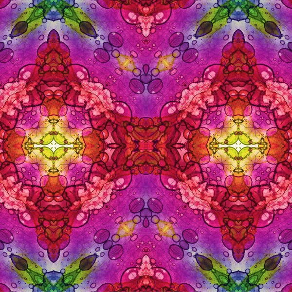 Kusursuz etnik düzen. Soyut retro arka plan. Kusursuz bir doku. Simetrik arkaplan. Sanat dokusu