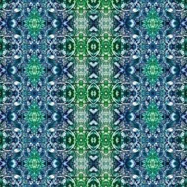 Kusursuz etnik düzen. Soyut retro arka plan. Kusursuz bir doku. Simetrik arkaplan. Sanat dokusu