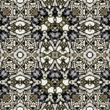 Seamless ethnic pattern. Abstract retro background. Seamless texture. Symmetrical background. Art texture