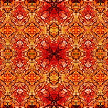 Kusursuz etnik düzen. Soyut retro arka plan. Kusursuz bir doku. Simetrik arkaplan. Sanat dokusu