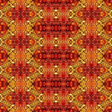 Kusursuz etnik düzen. Soyut retro arka plan. Kusursuz bir doku. Simetrik arkaplan. Sanat dokusu