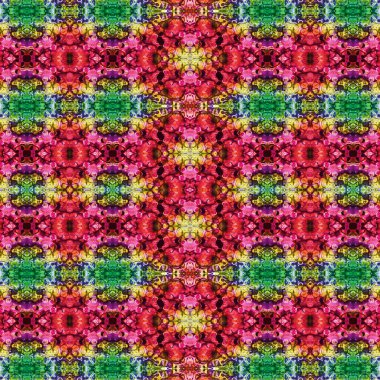 Kusursuz etnik düzen. Soyut retro arka plan. Kusursuz bir doku. Simetrik arkaplan. Sanat dokusu