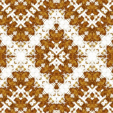 Kusursuz etnik düzen. Soyut retro arka plan. Kusursuz bir doku. Simetrik arkaplan. Sanat dokusu