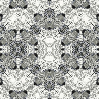 Kusursuz etnik düzen. Soyut retro arka plan. Kusursuz bir doku. Simetrik arkaplan. Sanat dokusu