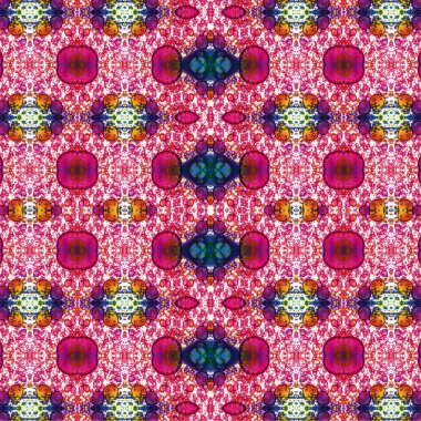 Kusursuz etnik düzen. Soyut retro arka plan. Kusursuz bir doku. Simetrik arkaplan. Sanat dokusu