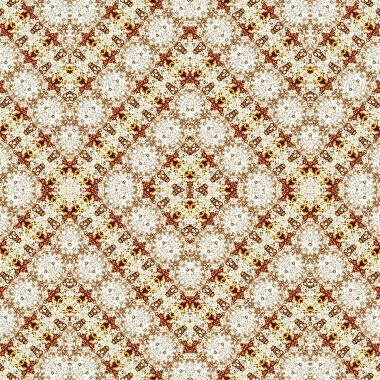 Kusursuz etnik düzen. Soyut retro arka plan. Kusursuz bir doku. Simetrik arkaplan. Sanat dokusu