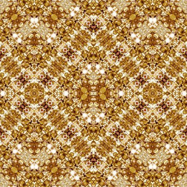 Seamless ethnic pattern. Abstract retro background. Seamless texture. Symmetrical background. Art texture