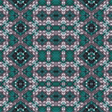 Kusursuz etnik düzen. Soyut retro arka plan. Kusursuz bir doku. Simetrik arkaplan. Sanat dokusu