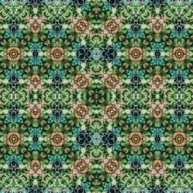 Kusursuz etnik düzen. Soyut retro arka plan. Kusursuz bir doku. Simetrik arkaplan. Sanat dokusu