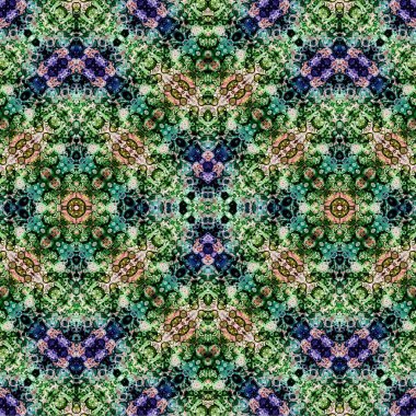 Kusursuz etnik düzen. Soyut retro arka plan. Kusursuz bir doku. Simetrik arkaplan. Sanat dokusu