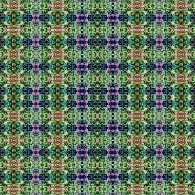 Kusursuz etnik düzen. Soyut retro arka plan. Kusursuz bir doku. Simetrik arkaplan. Sanat dokusu