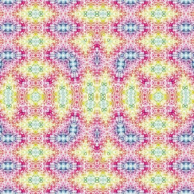 Kusursuz etnik düzen. Soyut retro arka plan. Kusursuz bir doku. Simetrik arkaplan. Sanat dokusu