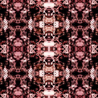 Kusursuz etnik düzen. Soyut retro arka plan. Kusursuz bir doku. Simetrik arkaplan. Sanat dokusu