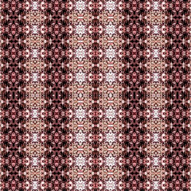 Kusursuz etnik düzen. Soyut retro arka plan. Kusursuz bir doku. Simetrik arkaplan. Sanat dokusu