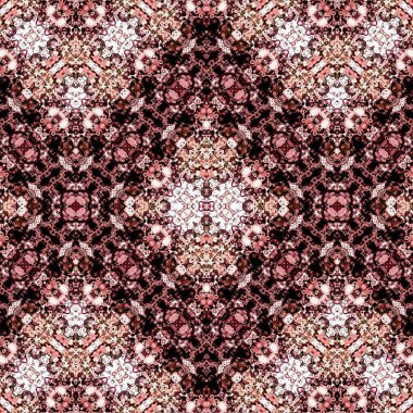 Kusursuz etnik düzen. Soyut retro arka plan. Kusursuz bir doku. Simetrik arkaplan. Sanat dokusu