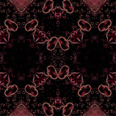 Kusursuz etnik düzen. Soyut retro arka plan. Kusursuz bir doku. Simetrik arkaplan. Sanat dokusu