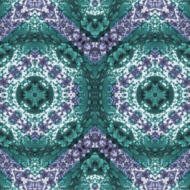 Kusursuz etnik düzen. Soyut retro arka plan. Kusursuz bir doku. Simetrik arkaplan. Sanat dokusu