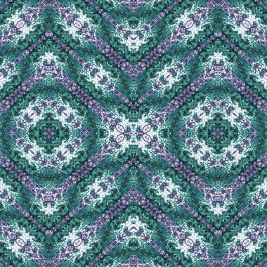 Kusursuz etnik düzen. Soyut retro arka plan. Kusursuz bir doku. Simetrik arkaplan. Sanat dokusu