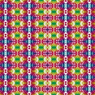 Kusursuz etnik düzen. Soyut retro arka plan. Kusursuz bir doku. Simetrik arkaplan. Sanat dokusu