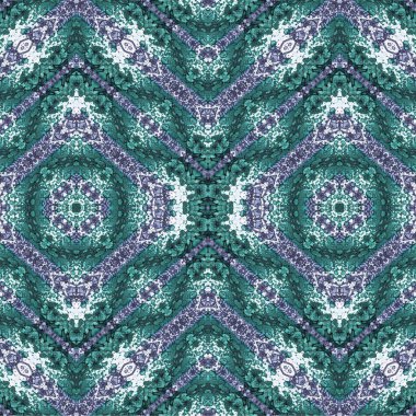 Kusursuz etnik düzen. Soyut retro arka plan. Kusursuz bir doku. Simetrik arkaplan. Sanat dokusu