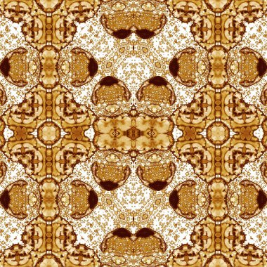 Kusursuz etnik düzen. Soyut retro arka plan. Kusursuz bir doku. Simetrik arkaplan. Sanat dokusu