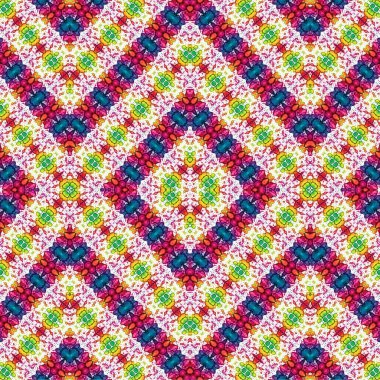 Kusursuz etnik düzen. Soyut retro arka plan. Kusursuz bir doku. Simetrik arkaplan. Sanat dokusu