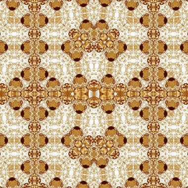 Kusursuz etnik düzen. Soyut retro arka plan. Kusursuz bir doku. Simetrik arkaplan. Sanat dokusu
