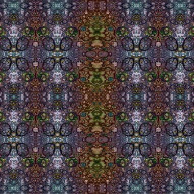 Kusursuz etnik düzen. Soyut retro arka plan. Kusursuz bir doku. Simetrik arkaplan. Sanat dokusu