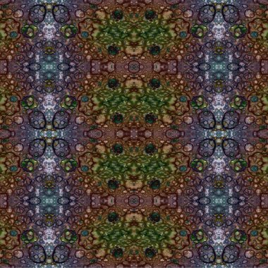 Kusursuz etnik düzen. Soyut retro arka plan. Kusursuz bir doku. Simetrik arkaplan. Sanat dokusu