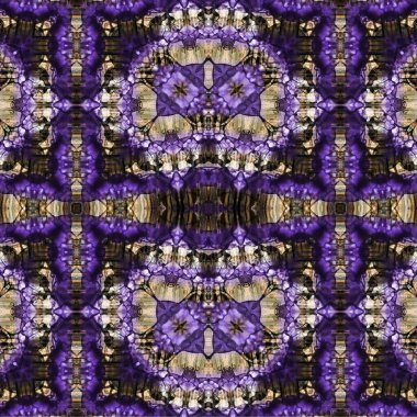 Kusursuz etnik düzen. Soyut retro arka plan. Kusursuz bir doku. Simetrik arkaplan. Sanat dokusu