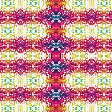 Kusursuz etnik düzen. Soyut retro arka plan. Kusursuz bir doku. Simetrik arkaplan. Sanat dokusu