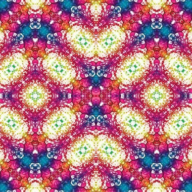 Kusursuz etnik düzen. Soyut retro arka plan. Kusursuz bir doku. Simetrik arkaplan. Sanat dokusu