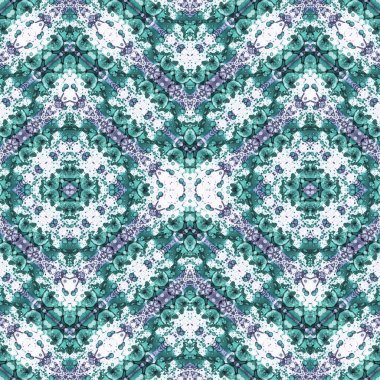 Kusursuz etnik düzen. Soyut retro arka plan. Kusursuz bir doku. Simetrik arkaplan. Sanat dokusu