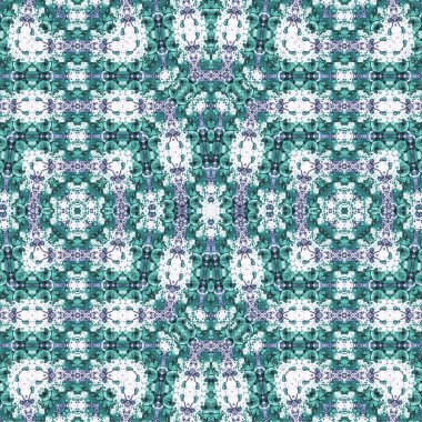 Kusursuz etnik düzen. Soyut retro arka plan. Kusursuz bir doku. Simetrik arkaplan. Sanat dokusu