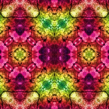 Kusursuz etnik düzen. Soyut retro arka plan. Kusursuz bir doku. Simetrik arkaplan. Sanat dokusu