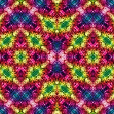 Kusursuz etnik düzen. Soyut retro arka plan. Kusursuz bir doku. Simetrik arkaplan. Sanat dokusu