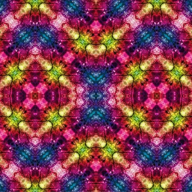 Kusursuz etnik düzen. Soyut retro arka plan. Kusursuz bir doku. Simetrik arkaplan. Sanat dokusu