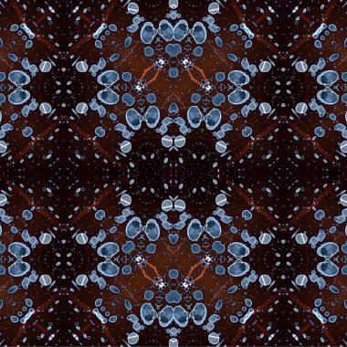 Kusursuz etnik düzen. Soyut retro arka plan. Kusursuz bir doku. Simetrik arkaplan. Sanat dokusu