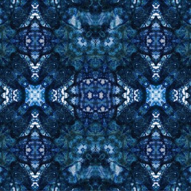 Kusursuz etnik düzen. Soyut retro arka plan. Kusursuz bir doku. Simetrik arkaplan. Sanat dokusu